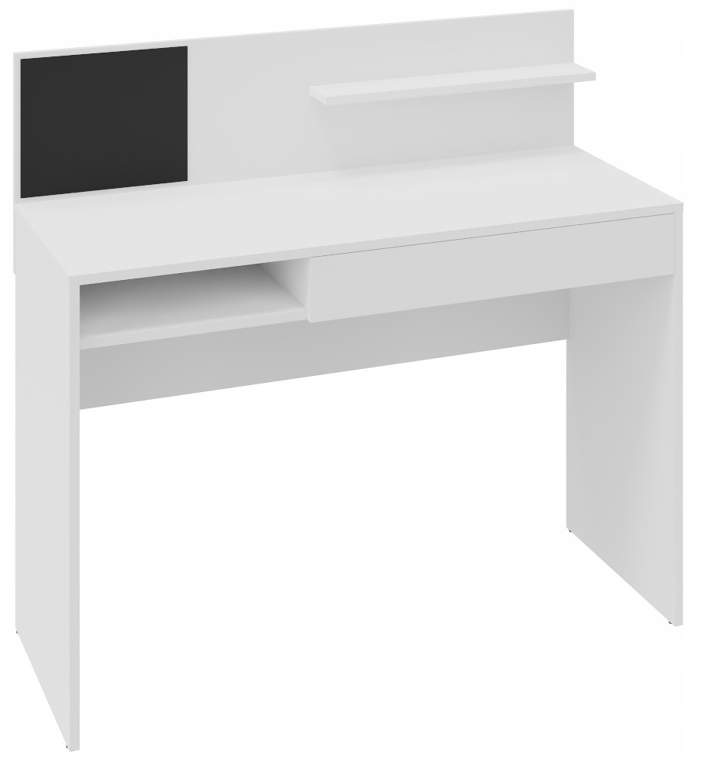 SCHREIBTISCH Magnet Weiß 110/50/103 cm - Weiß, Holzwerkstoff (50/110/103cm) - Matkam Möbel