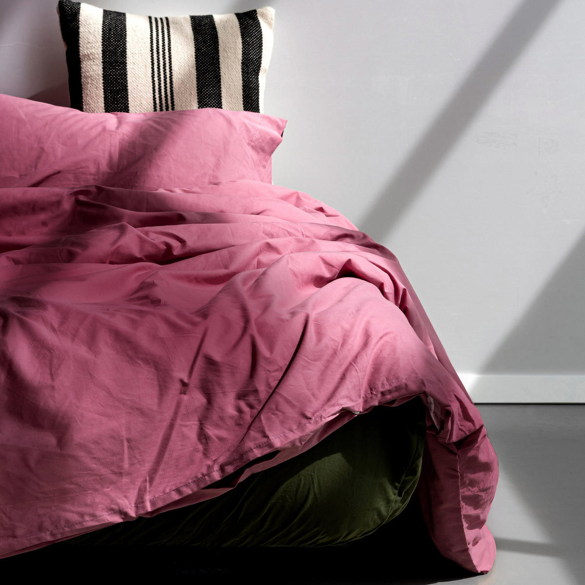 BETTBEZUG basic 220x220 cm (komfortgrösse) magenta - Magenta, Textil (220/220cm) - Happy Friday