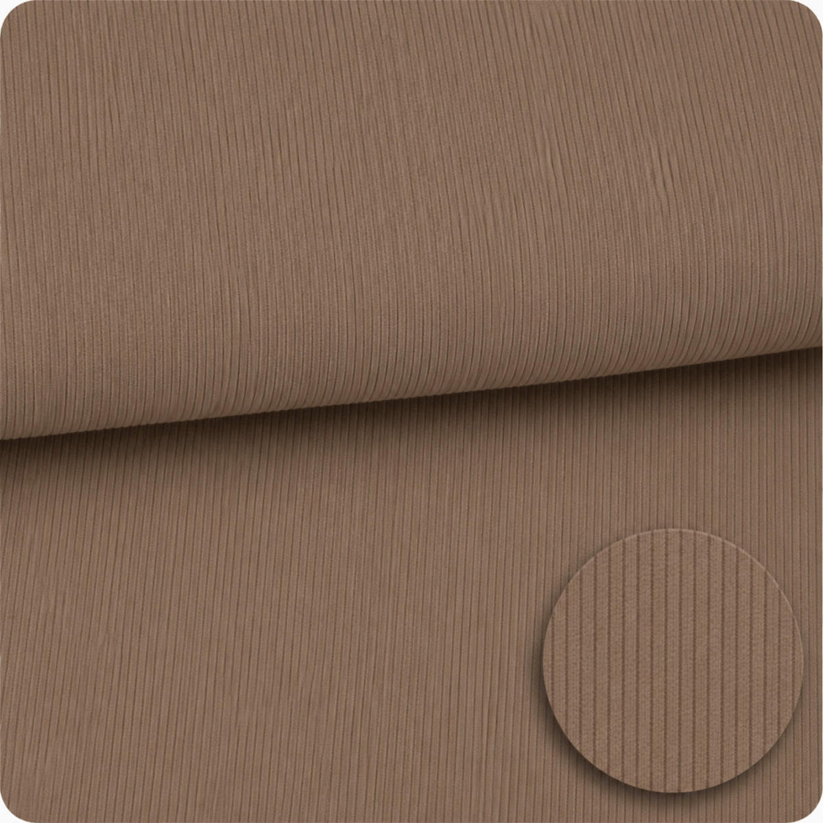 KINDERSESSEL Cordsamt Braun - Braun, Textil (80/24/80cm) - AngeLove