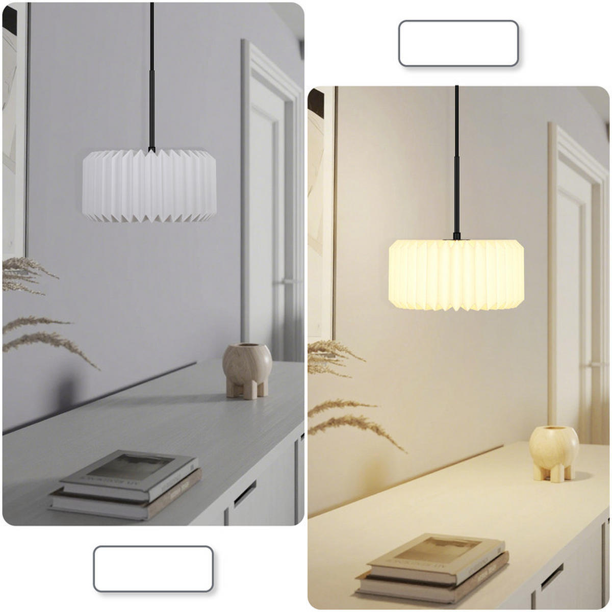 PENDELLEUCHTE Feuchtwangen II 24/24/152cm - Weiß, Metall (24/24/152cm) - Nettlife