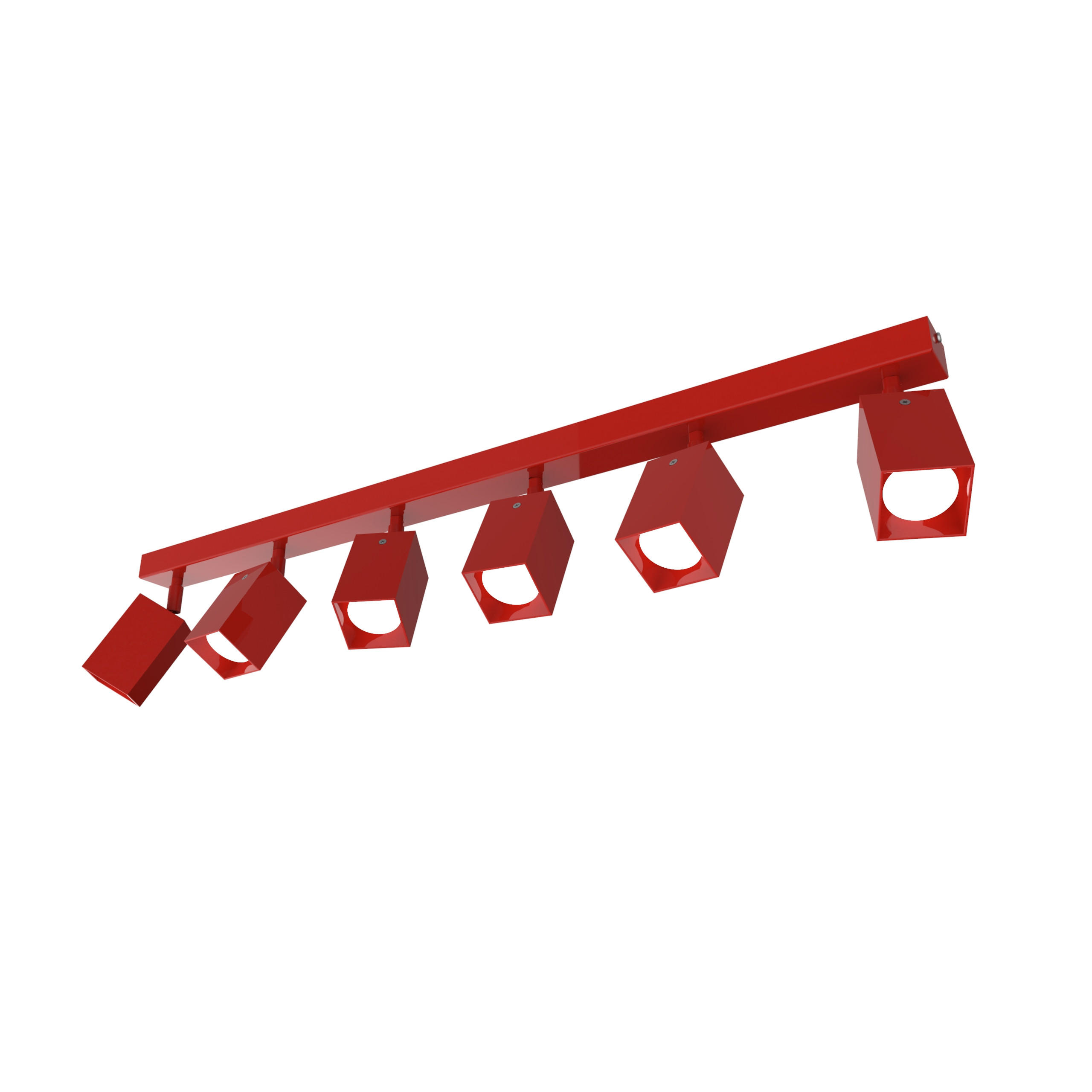 DECKENLEUCHTE - Rot, Metall (6/90/18cm) - Lumicom