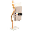 STAND-HANDTUCHHALTER, weiß - Weiß, Holz (37/85.5/18cm) - eluno