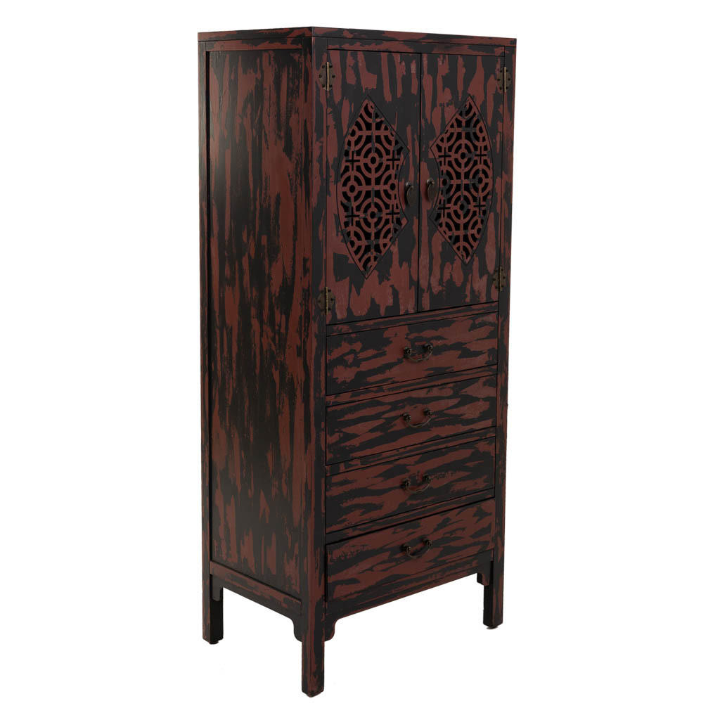 Wanderlust Schrank Mehrfarbig 60x140x40 cm