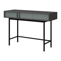KONSOLENTISCH Alsy AL11 - Anthrazit/Grün, Holzwerkstoff/Kunststoff (43/123/83cm) - MIRJAN24