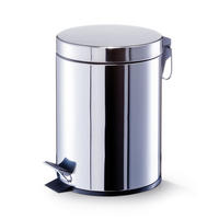 KOSMETIKEIMER - Edelstahl / Silber - 5 Liter - Edelstahlfarben, Metall (22/29.3/22cm) - Zeller Present