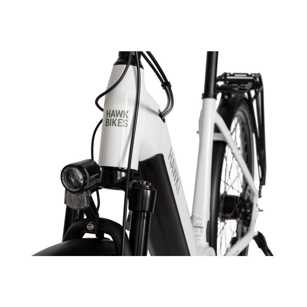 Thumbnail - Hawk Bikes E-City, Weiß, Metall, 55 cm, unisex, damen, herren, Freizeit, E-Mobilität, E-Bikes