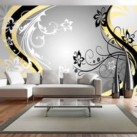 SELBSTKLEBENDE FOTOTAPETE 490/280 cm - Gelb/Grau, Kunststoff/Textil (490/1cm) - KUNSTLOFT
