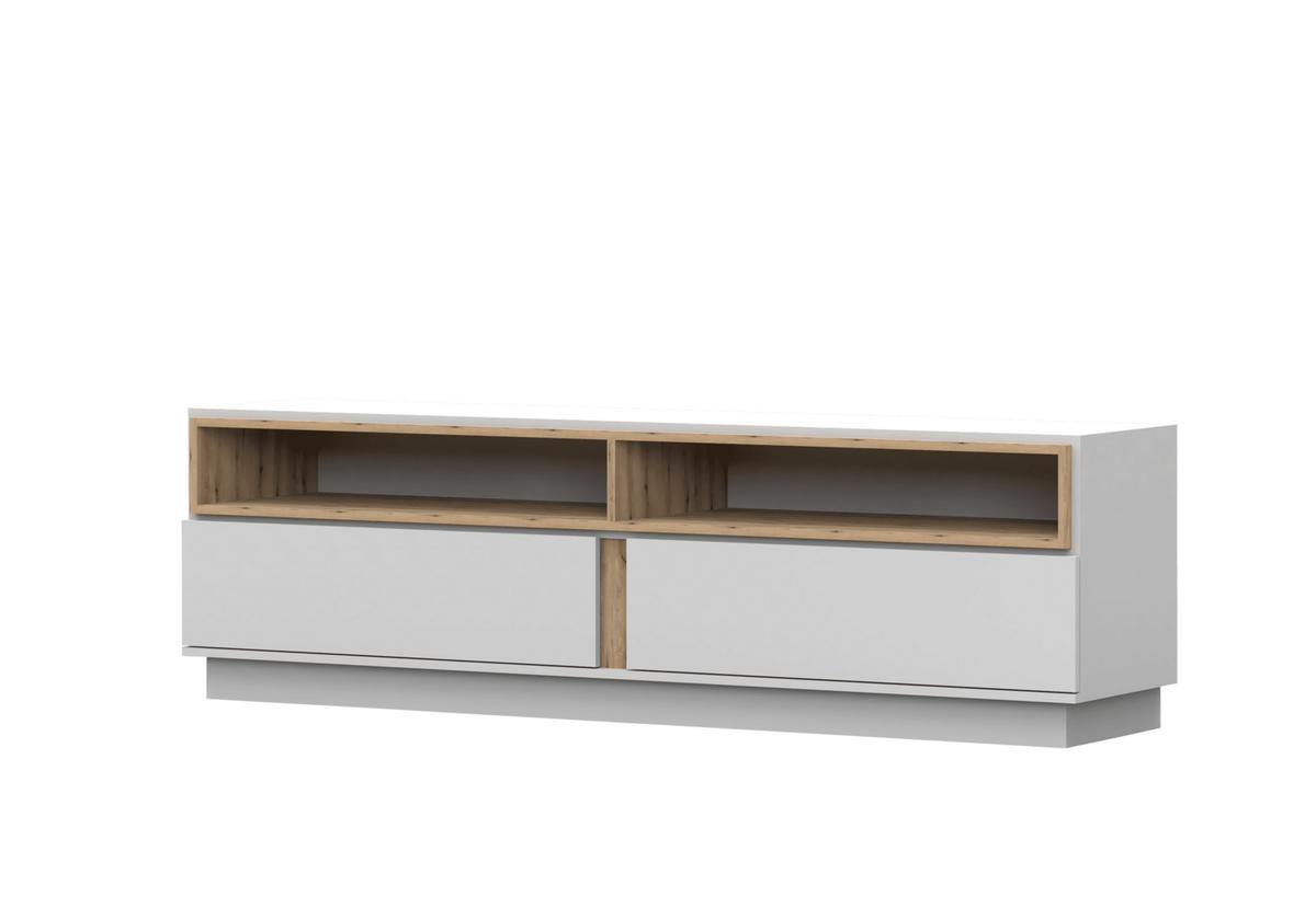 TV-SCHRANK - RTV Reyla 09 Weiß - Weiß, Holzwerkstoff (180/55/42cm) - Möblo