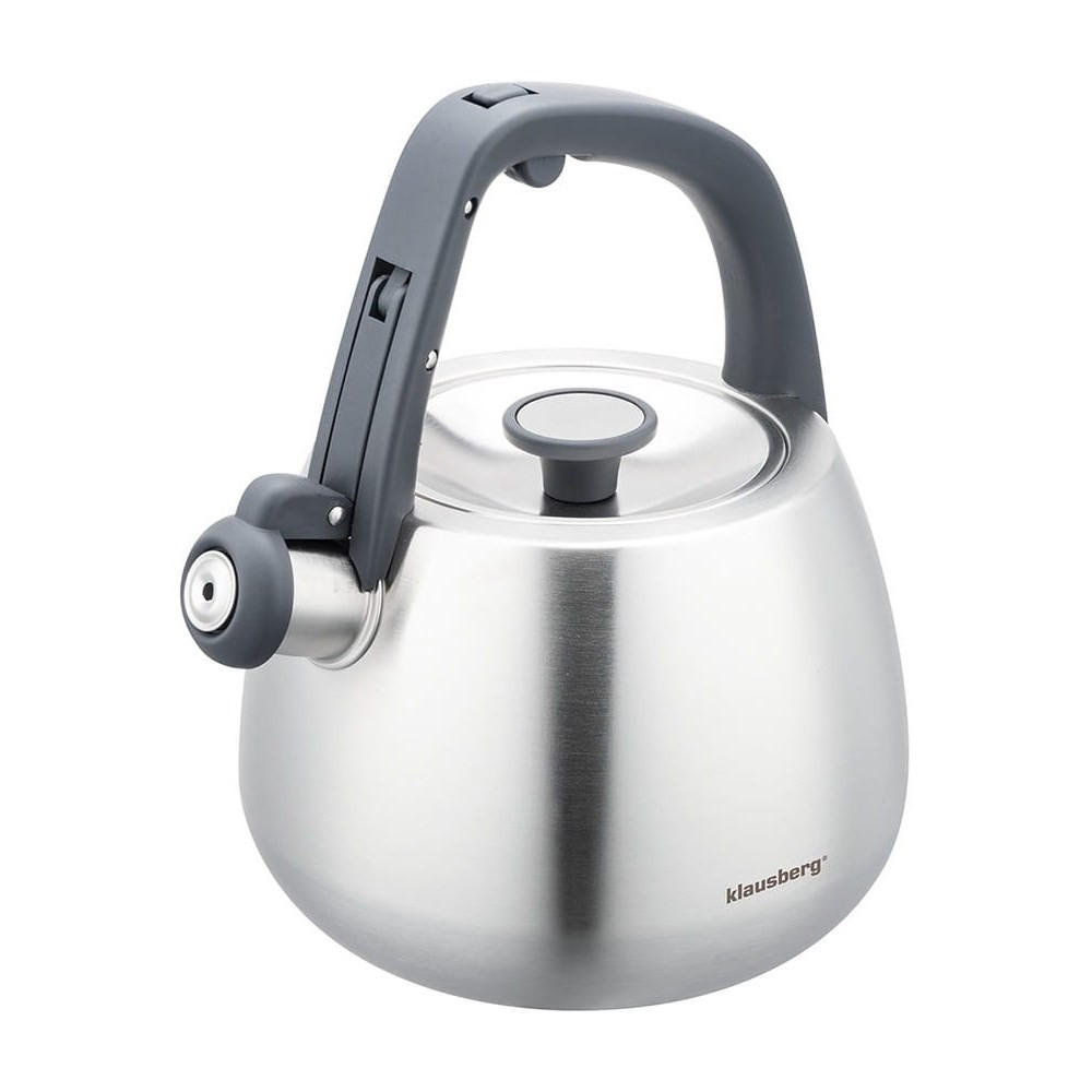 WASSERKESSEL Silber 22/19/22 cm KB7773 - Silberfarben, Metall (22cm) - Klausberg 