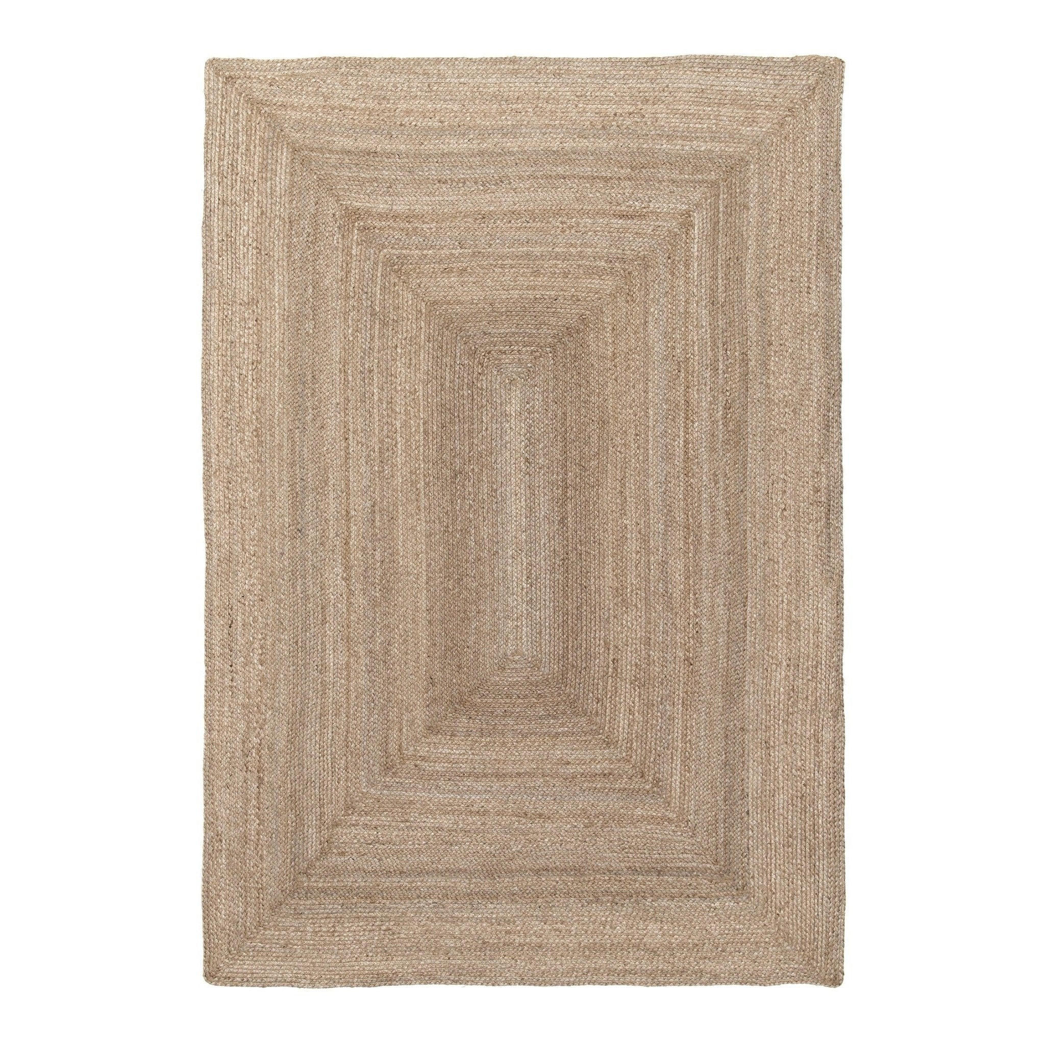TEPPICH Design handgefertigt Jute bruin - Braun, Naturmaterialien (160/230cm) - AFK Living