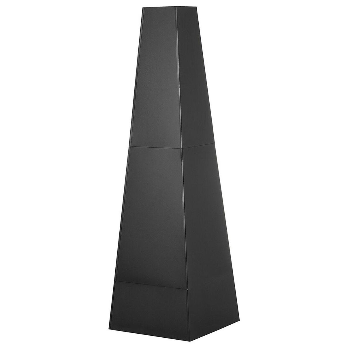 FEUERSTELLE Stah schwarz Yate - Schwarz, Metall (45/150/45cm)