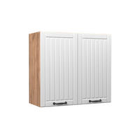 HÄNGESCHRANK Fame-Line, Weiß Landhaus/Goldkraft Eiche, 80 cm - Honigeiche/Weiß, Holzwerkstoff (80/72/34.1cm) - Vicco
