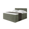 BOXSPRINGBETT mit Matratze H3|H4 und Lattenrost - TOLO KING 140x200 Cord - Olive - Olivgrün, Holzwerkstoff (140/200cm) - ALTDECOR