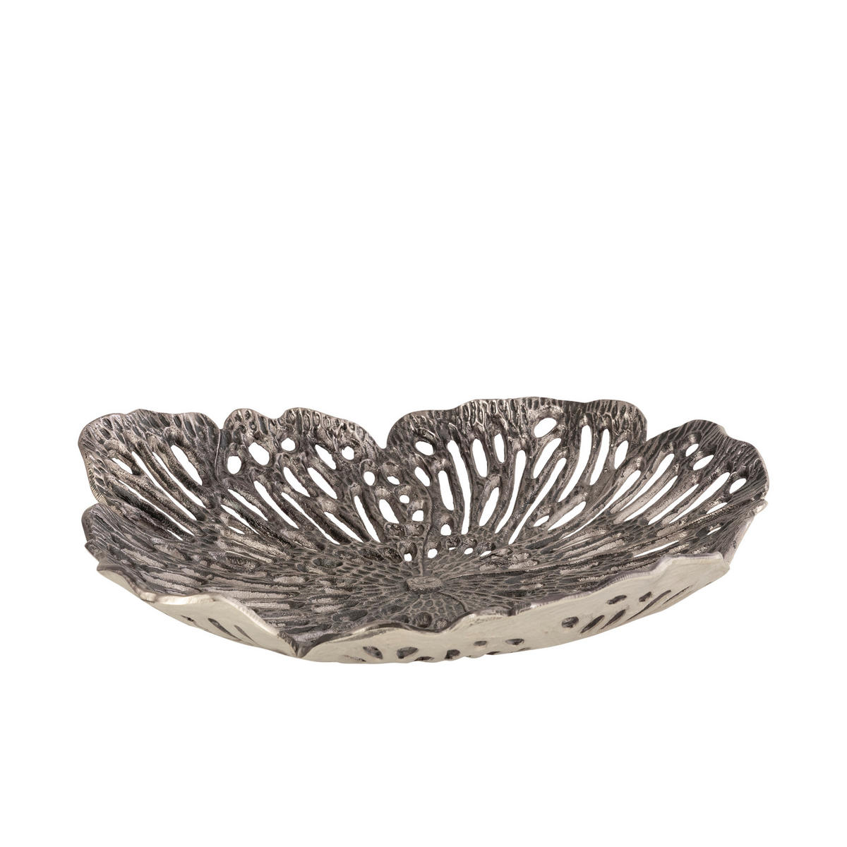 WANDPANEEL Ryhann Silber 65/65/9cm - Silberfarben, Metall (65/9/65cm) - PTMD Collection