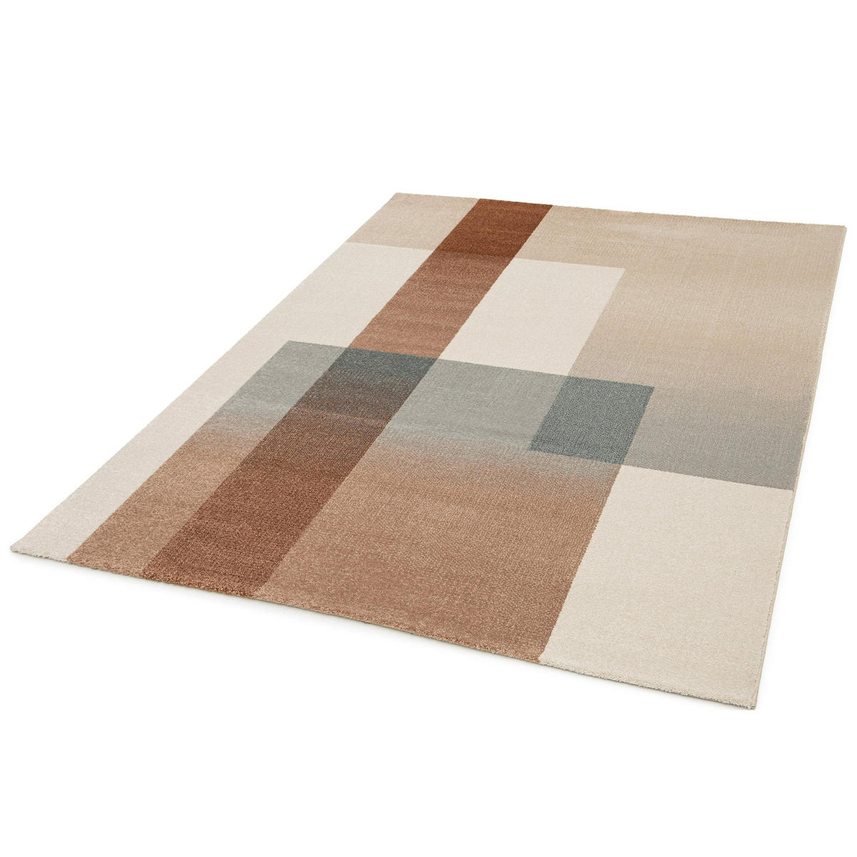 TEPPICH aus recycelten Fasern im Designstil bruin - Braun, Textil (200/290cm) - AFK Living