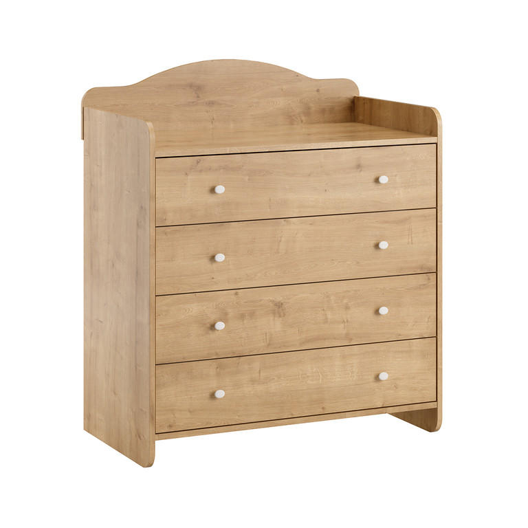 KINDERKOMMODE Megeve Holz - Braun, Holzwerkstoff (90.4/105.4/51.7cm) - Petits-meubles