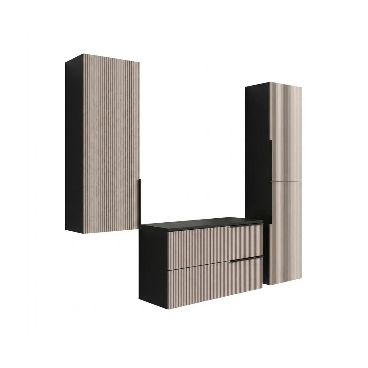 mzm24 Badmöbel-Set Kaschmir 200x150x45 cm