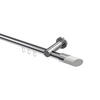 INNENLAUF-GARDINENSTANGEN-SET Platon Verano 480 cm (geteilt in 3 x 160 cm), 1-läufig, 20 mm Ø Chrom - Chromfarben/Weiß, Metall (480cm) - INTERDECO
