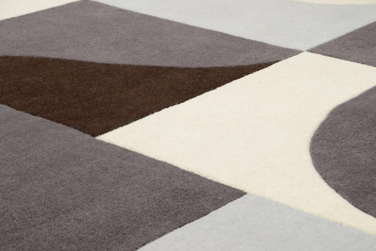 HANDTUFTTEPPICH Hawai 70x140 cm - Grau, Textil (70/140cm) - THEKO