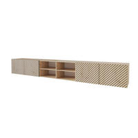 LOWBOARD SENI-W 3x100x40x41 cm - Artisan - Eiche Artisan, Holzwerkstoff (300/40/41cm) - ALTDECOR
