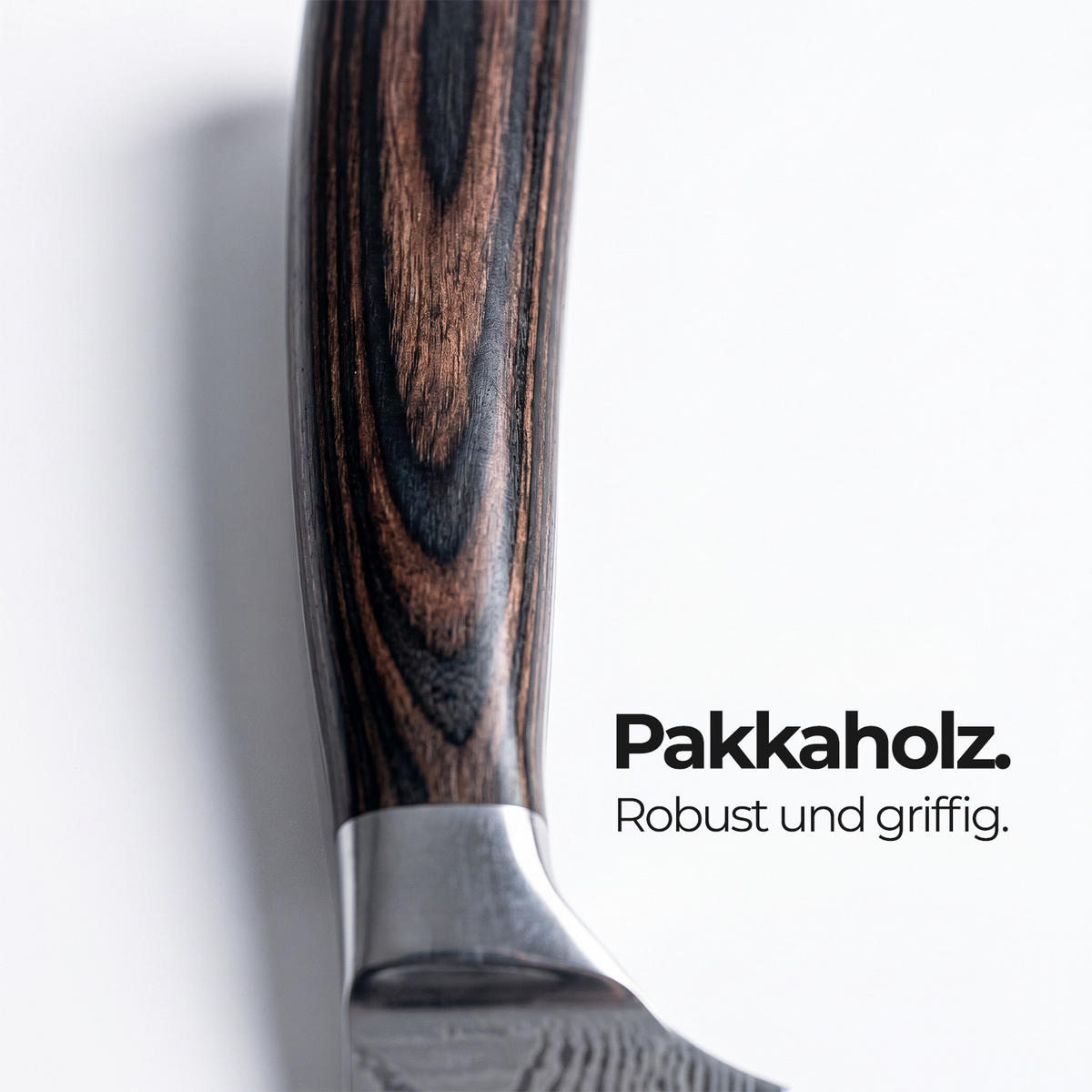 MESSER-SET Jishaku 9-tlg. – Magnetischer Akazienblock & Profimesser - Braun, Holz/Metall - Küchenkompane