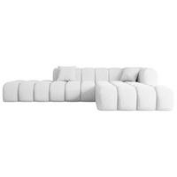 ECKSOFA Ottomane Rechts OLEA-L2 - 289x176x71 cm Weiß - Schwarz/Weiß, Holzwerkstoff/Kunststoff (289/176cm) - ALTDECOR