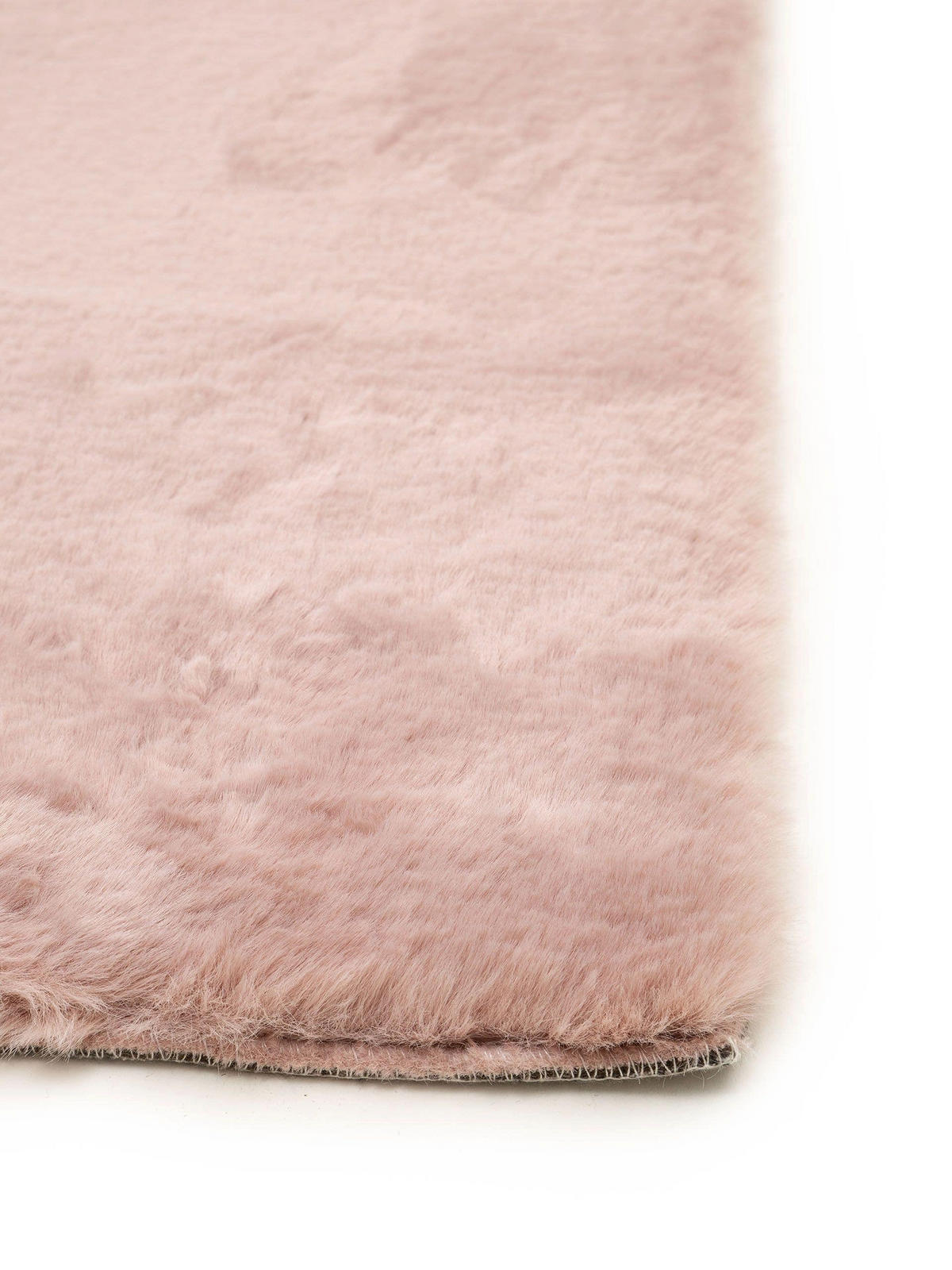 KUNSTFELL-TEPPICH Dave Rosa 80x240 cm - Rosa, Textil (80/240cm) - benuta Nest