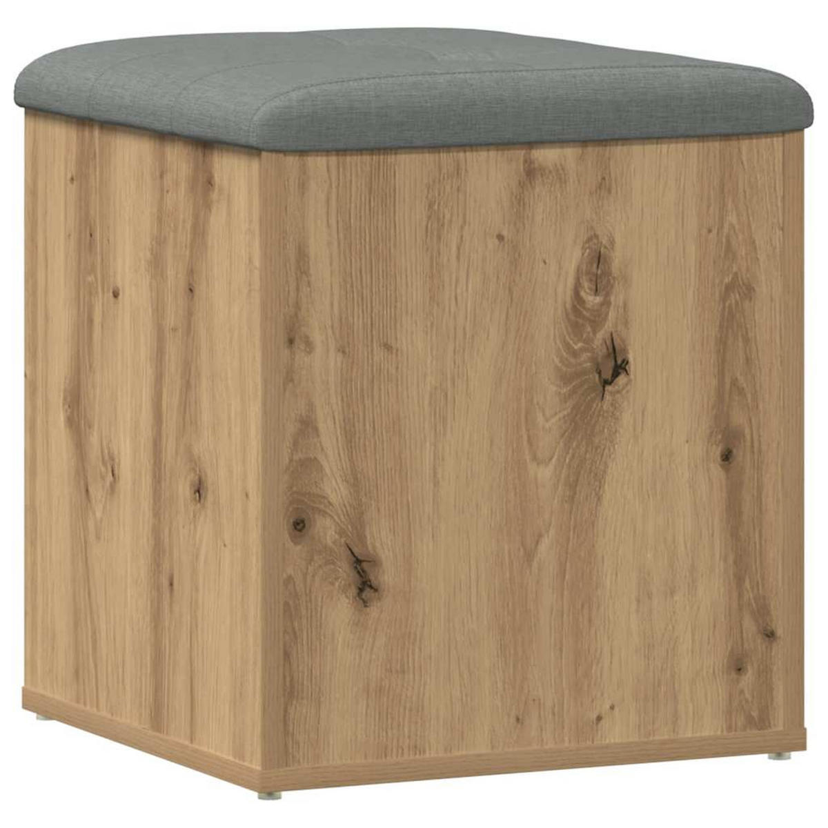 SITZBANK Mit Stauraum Artisan-Eiche 42/42/45 Cm Holzwerkstoff - Braun, Holzwerkstoff (42/45/42cm) - vidaXL