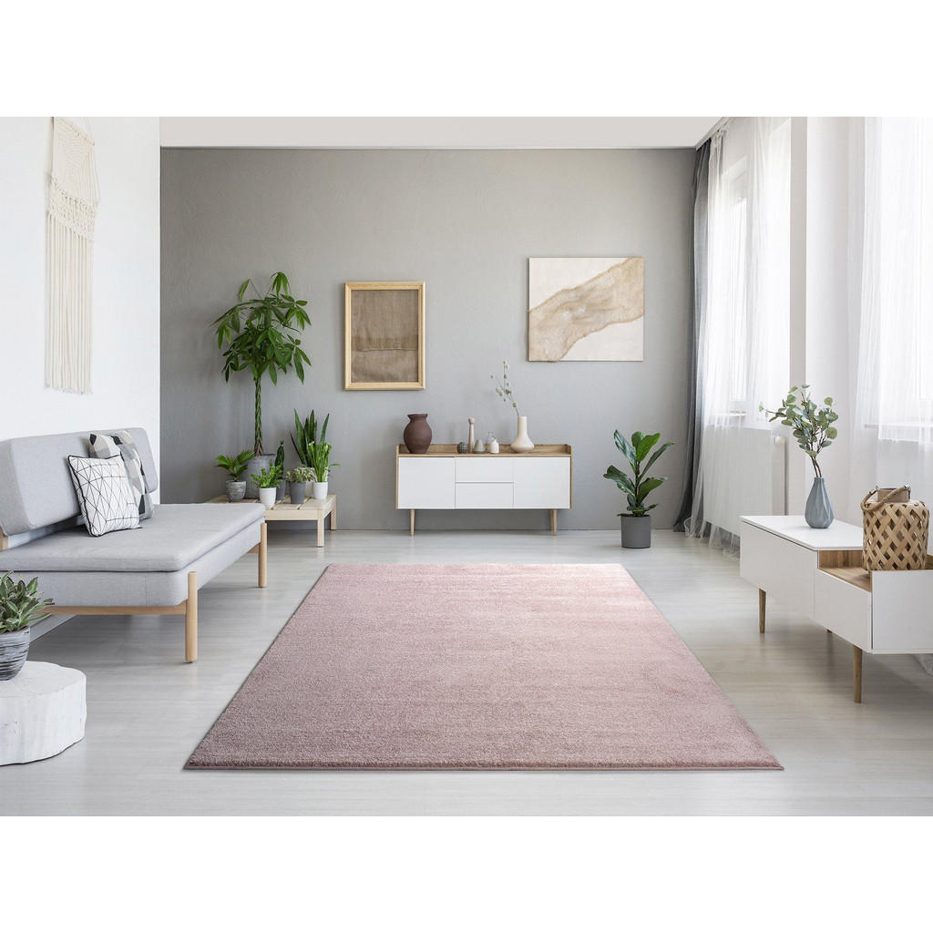 Thumbnail - Atticgo Webteppich, Pink, Textil, Uni, Rechteckig, 160x230 cm, Oeko-Tex® Standard 100, in verschiedenen Größen erhältlic...