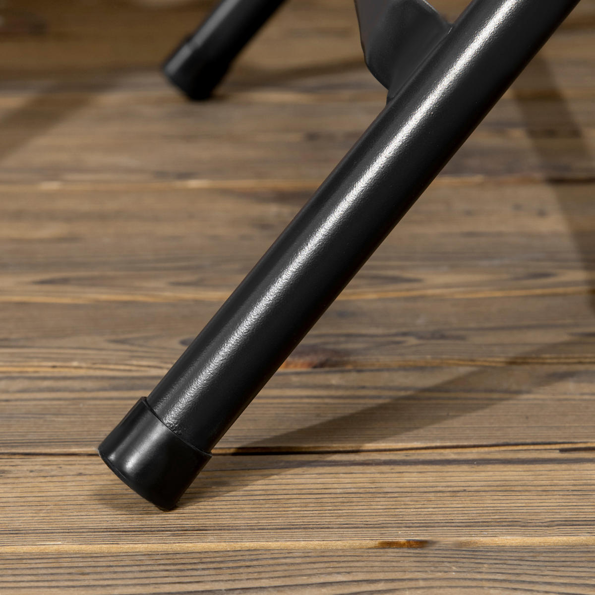 GARTENTISCH, Dunkelgrau, Stahl, HDPE - Dunkelgrau, Kunststoff/Metall (80/80/73cm) - Outsunny