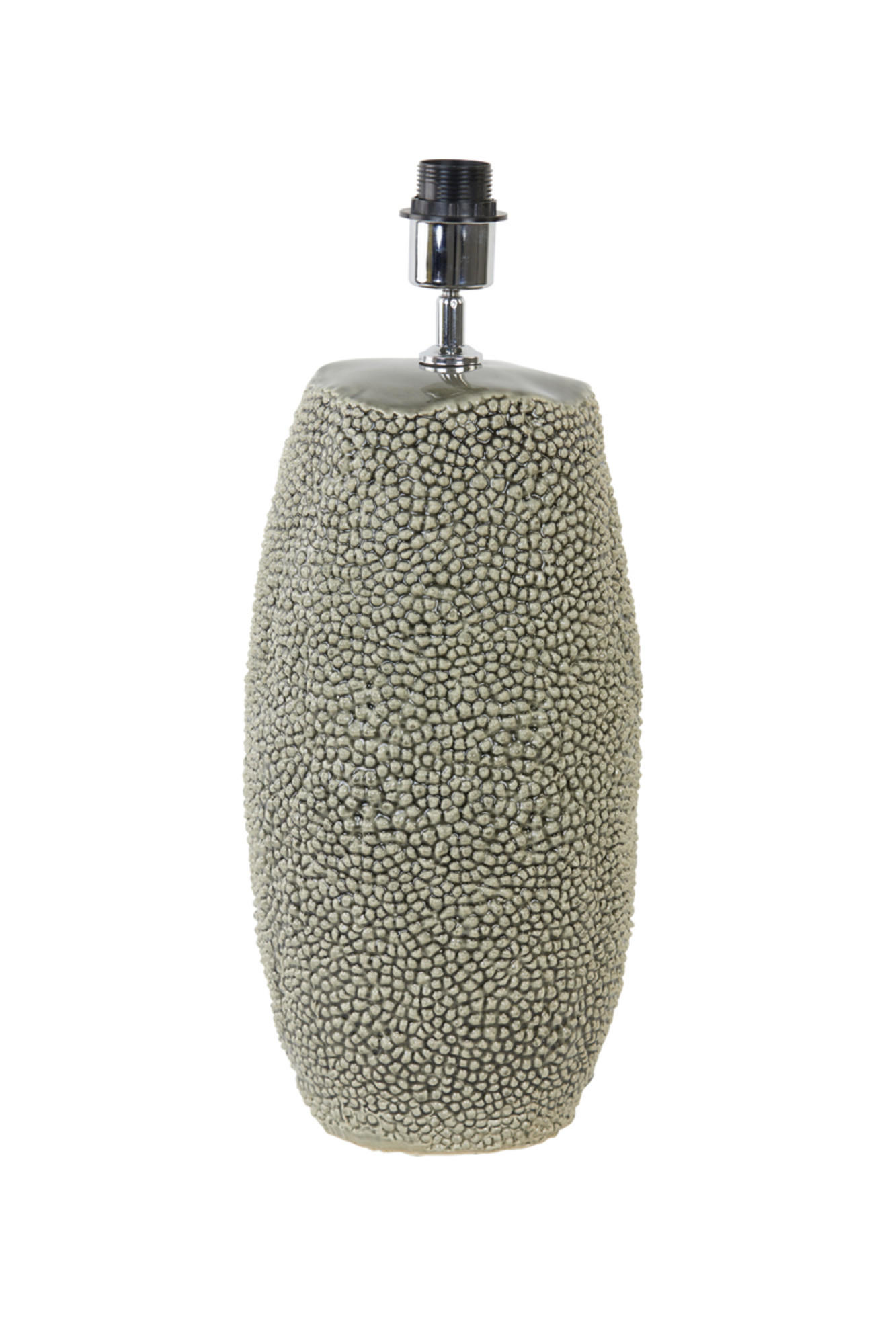 LAMPENFUSS Kyara Grau Ø30,5/51,5 cm - Grau, Keramik (30.5/30.5/51.5cm) - Light & Living