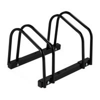 FAHRRADSTÄNDER Schwarz für 2 Fahrräder pulverbeschichteter Stahl 27x40,5x33 cm - Schwarz, Metall (40.5/27/33cm) - Relaxdays