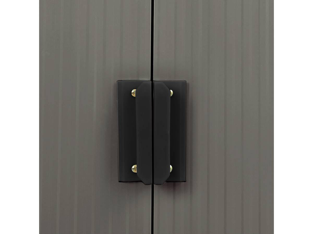 METALL-GARTENHAUS dallas Taupe - Taupe, Metall (213/195/191cm) - Habitat Garten