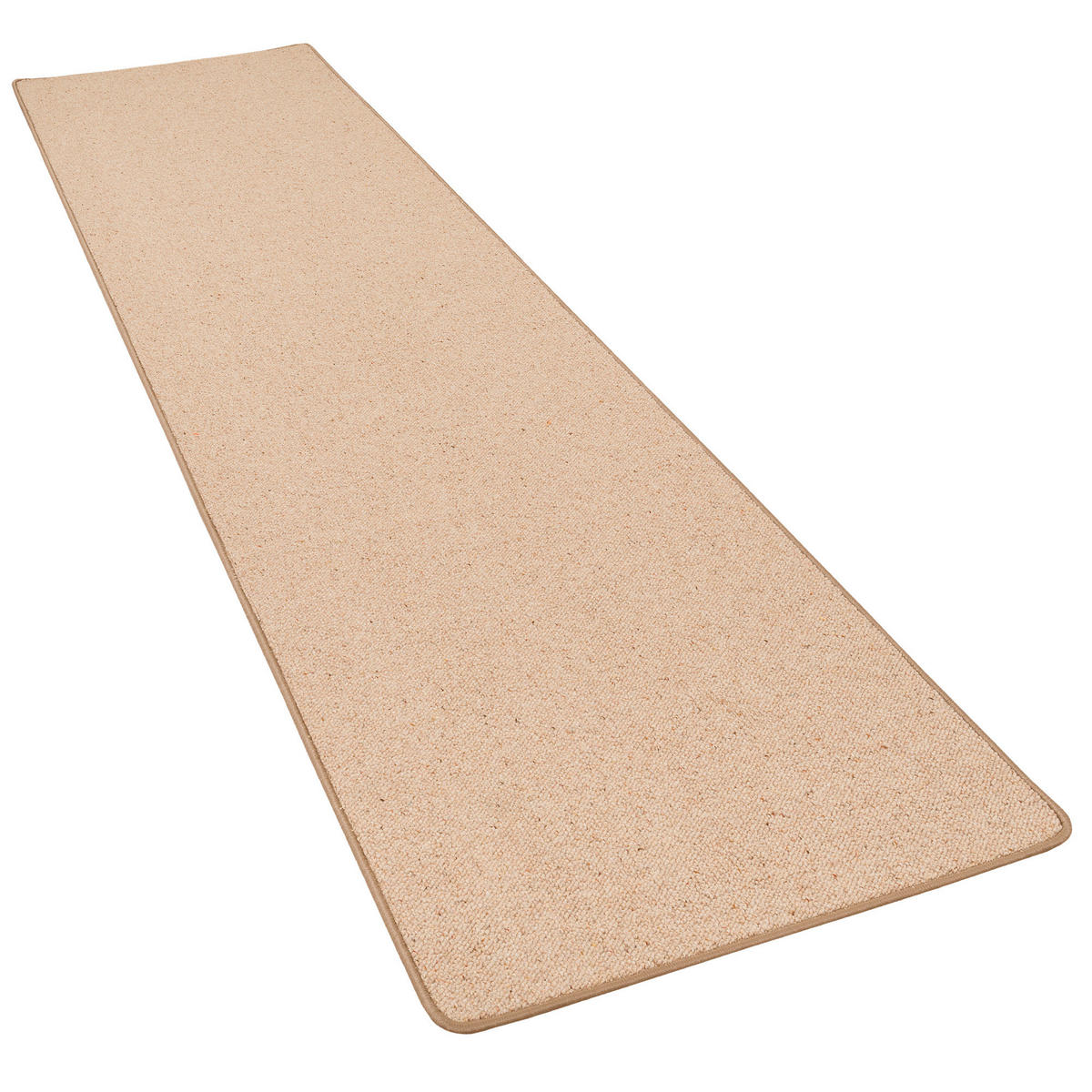 NATUR TEPPICH LÄUFER WOLLE BERBER - Cognac, Textil (100/300cm) - Snapstyle
