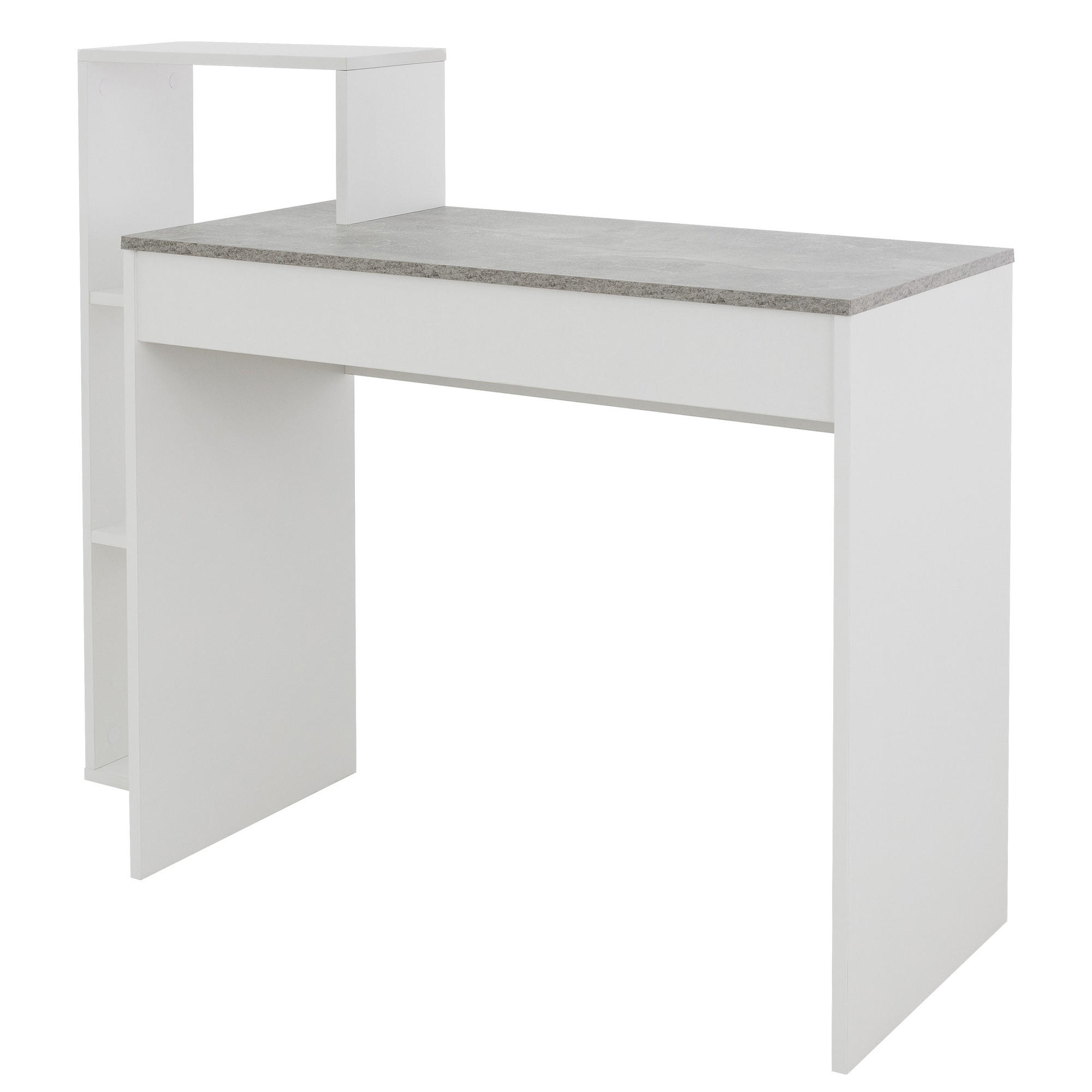 SCHREIBTISCH - Grau, Holzwerkstoff (110/40/91cm) - ML-DESIGN