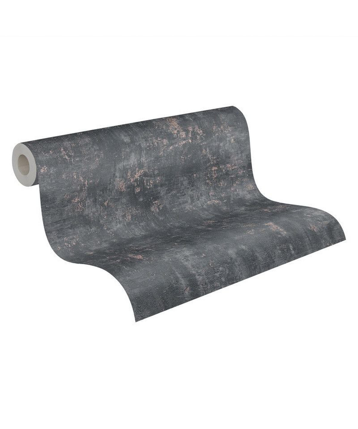 VLIESTAPETE Schwarz 53/1005 cm - Schwarz, Textil (53/1cm) - KUNSTLOFT
