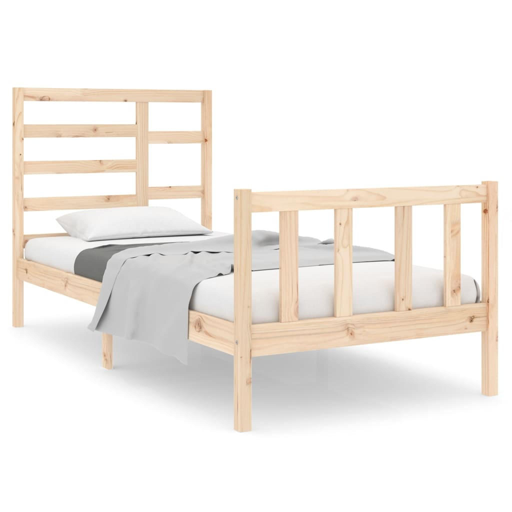 BETT Nemeth 104/195.5 cm - Braun, Holz (90/190cm) - Nettlife
