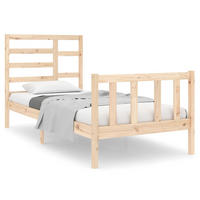 BETT Nemeth 104/195.5 cm - Braun, Holz (90/190cm) - Nettlife