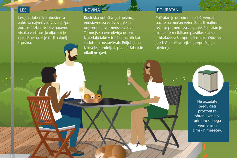 Vrtna zabava - Infografika