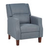 SESSEL dunkelblau verstellbar Egersund - Dunkelblau, Textil (75/97/92cm) - Beliani
