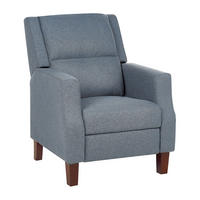 SESSEL dunkelblau verstellbar Egersund - Dunkelblau, Textil (75/97/92cm) - Beliani