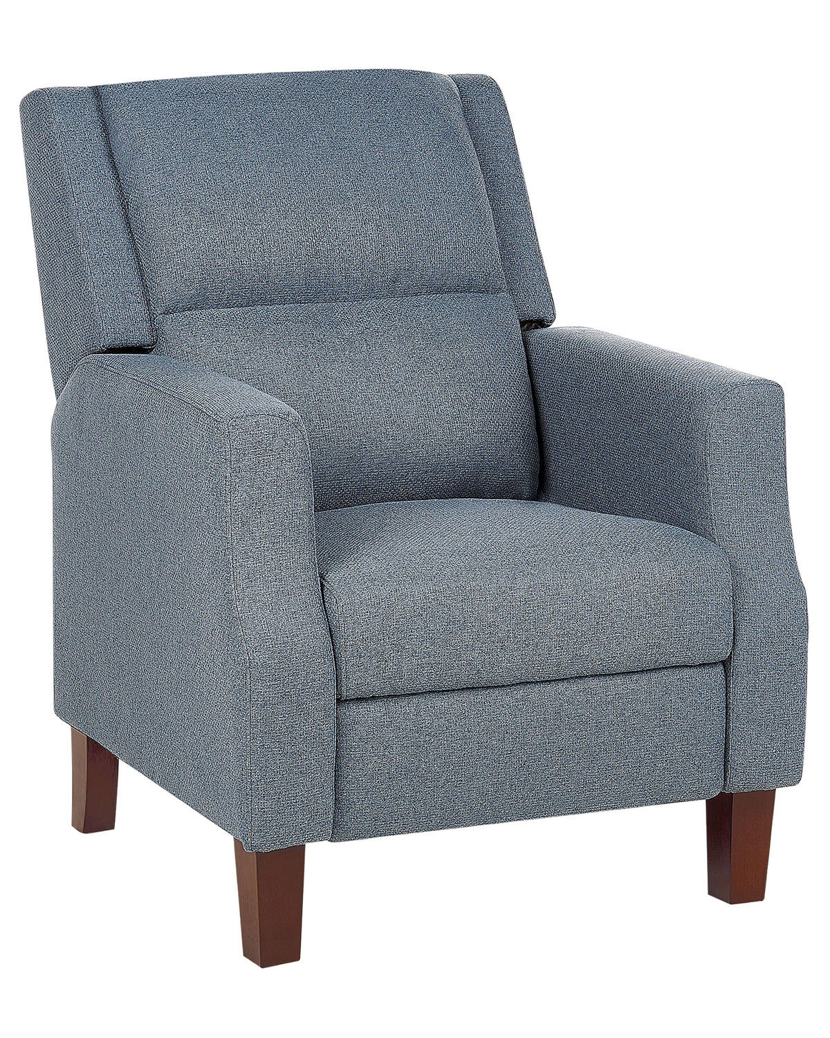 SESSEL dunkelblau verstellbar Egersund - Dunkelblau, Textil (75/97/92cm) - Beliani