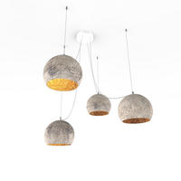 HÄNGELEUCHTE Joe X4 - Grau, Metall (25/25/20cm) - Lumicom