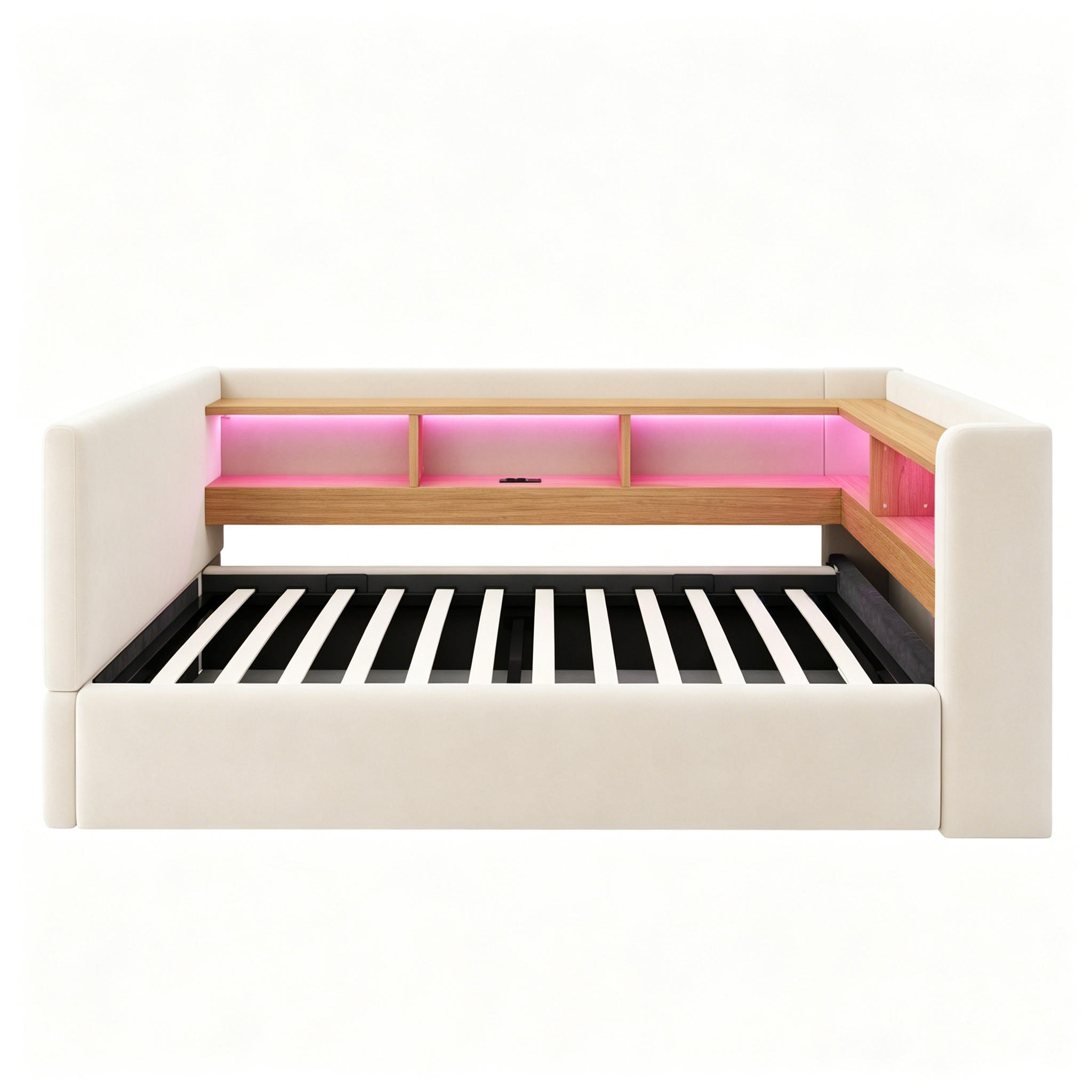 XXXLutz Polsterbett Beige