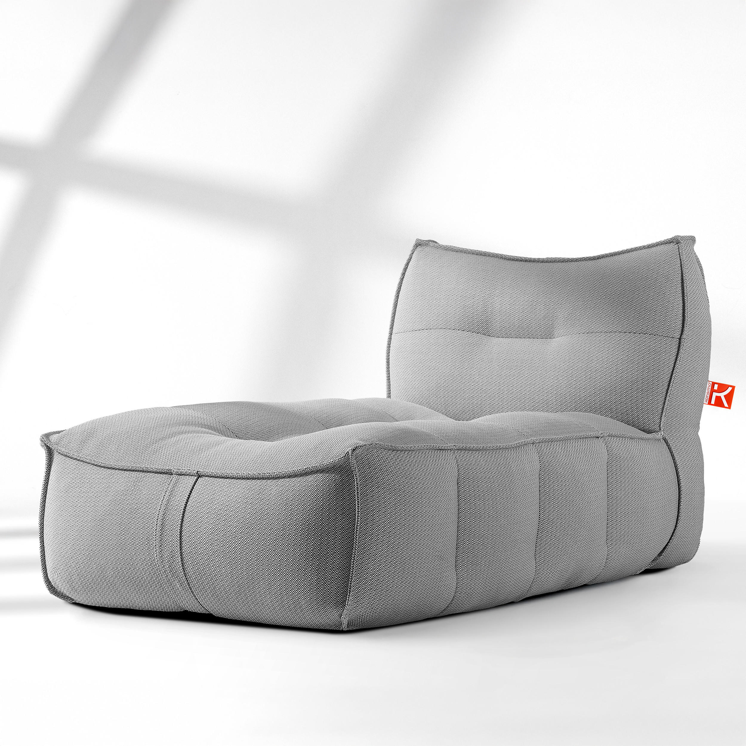 Thumbnail - Konsimo® Gartenliege, Schwarz, Textil, 90x82x174 cm, Loungemöbel, Loungesessel