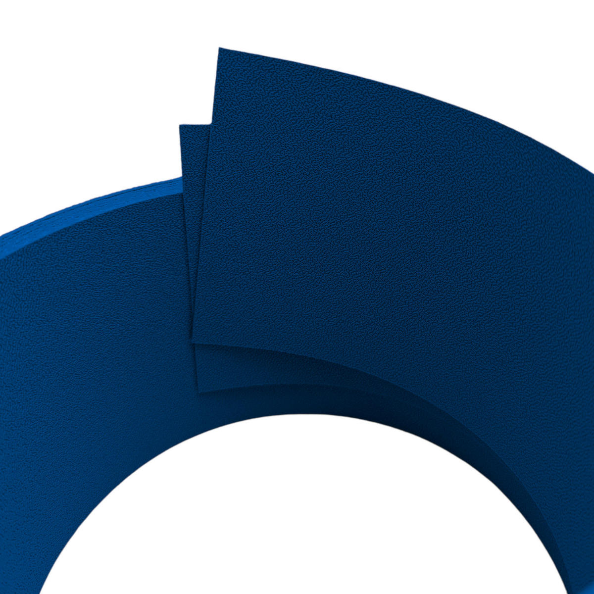 SICHTSCHUTZSTREIFEN Premium Halbe Set Einzelstreifen Enzianblau 2,55m - Blau, Kunststoff (255/9.5cm) - ZAUN|ZU