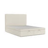 POLSTERBETT Hush mit Stauraum 120/200 cm Hellbeige im Alta Stoff - Sandfarben/Schwarz, Holz/Holzwerkstoff (120/200cm) - AltaBeds