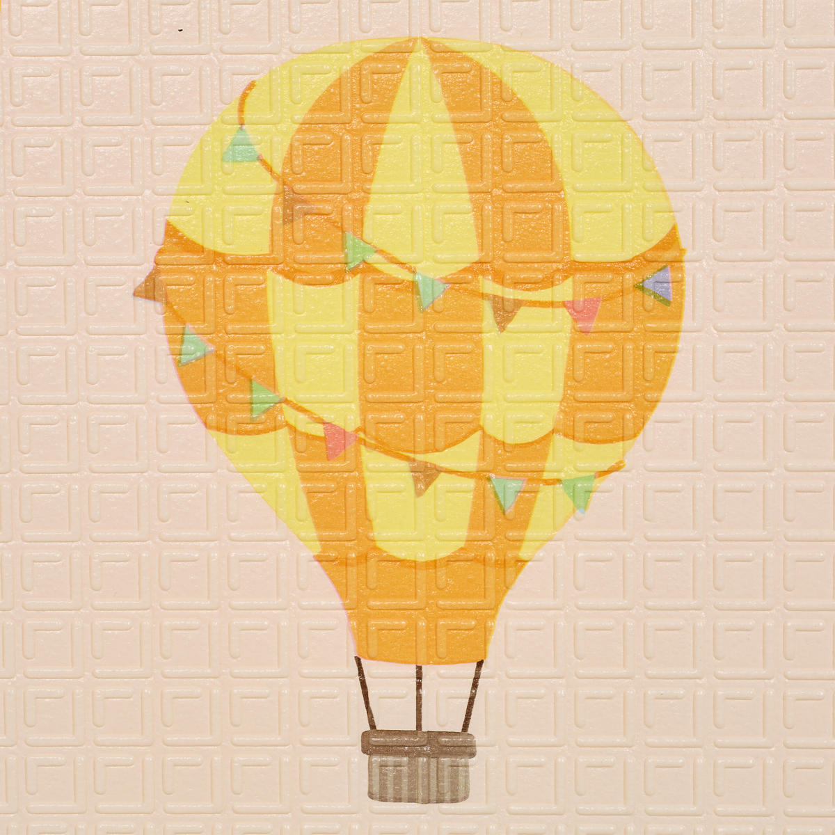 SPIELMATTE - Multicolor, Kunststoff/Textil (200/180cm) - Relaxdays