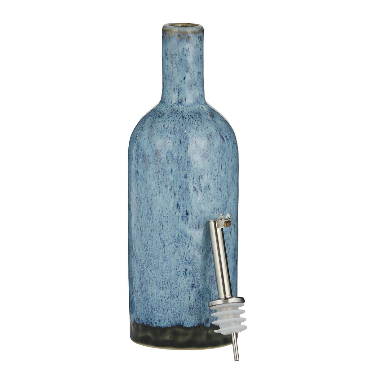ÖL- & ESSIGFLASCHE Portimao - Blau, Keramik (7/26/7cm) - Butlers