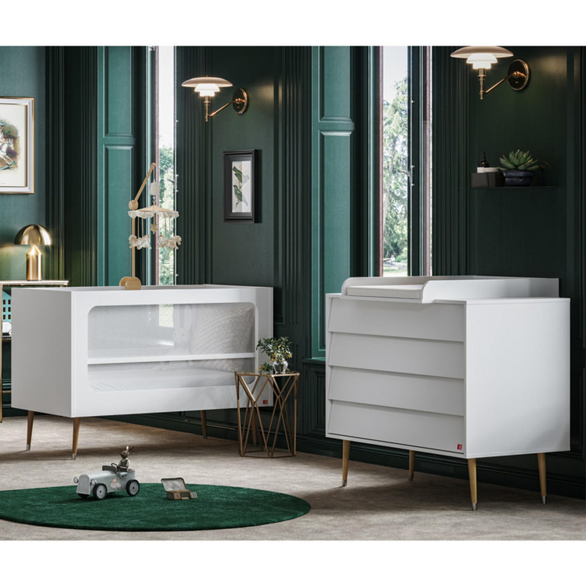 KINDERKOMMODE weiß - Weiß, Holzwerkstoff (100/90/55cm) - Petits-meubles